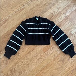 Superdown revolve cropped sweater